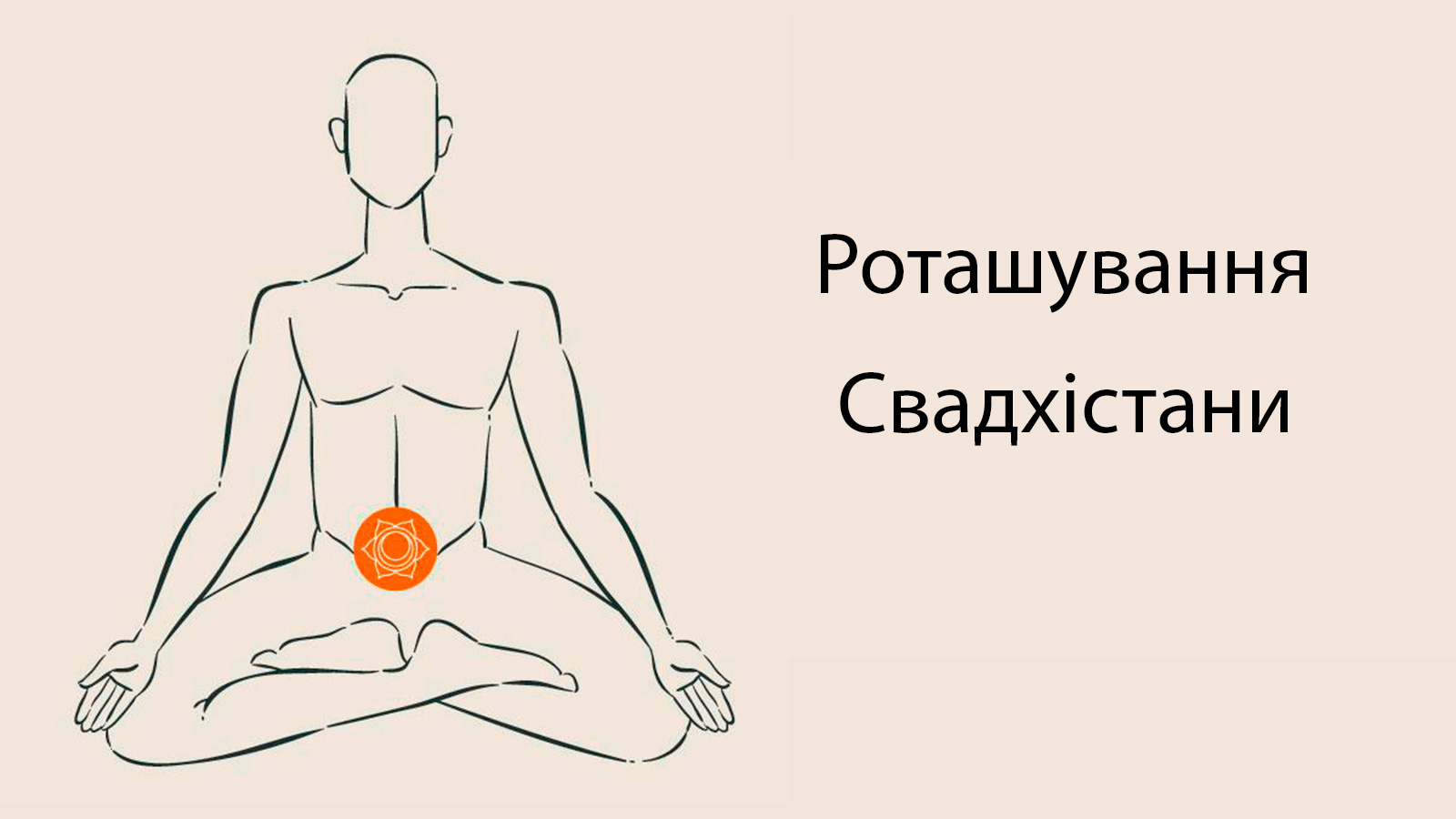 Розташування сакральної чакри Свадхістани